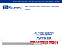 Tablet Screenshot of onretrieval.com
